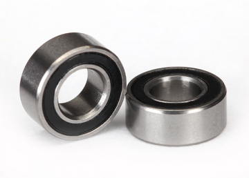 Ball Bearing 5x10x4mm Black Rubber Seal (2)