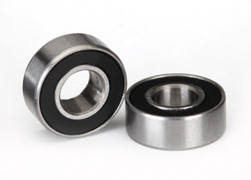 Traxxas 5116A Kullager 5x11x4mm Gummitätat Svart (2)