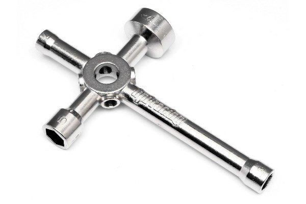 HPI HP87546 4 Way Glow Plug Wrench (Large)
