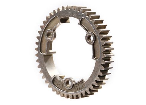 Spur Gear 46-Tooth Steel Wide 1.0 Metric Pitch