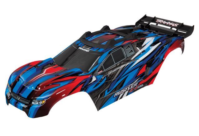 Body Rustler 4x4 Blue/Red (Complete with Body Mounts)