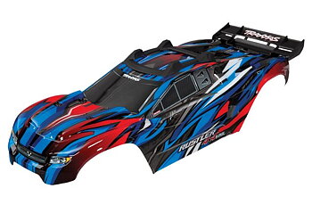 Body Rustler 4x4 Blue/Red (Complete with Body Mounts)