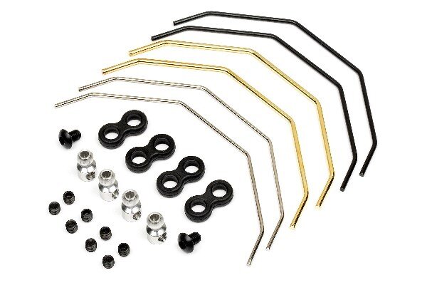HPI HP87598 Sway Bar Set (Front/Rear/Cup Racer)