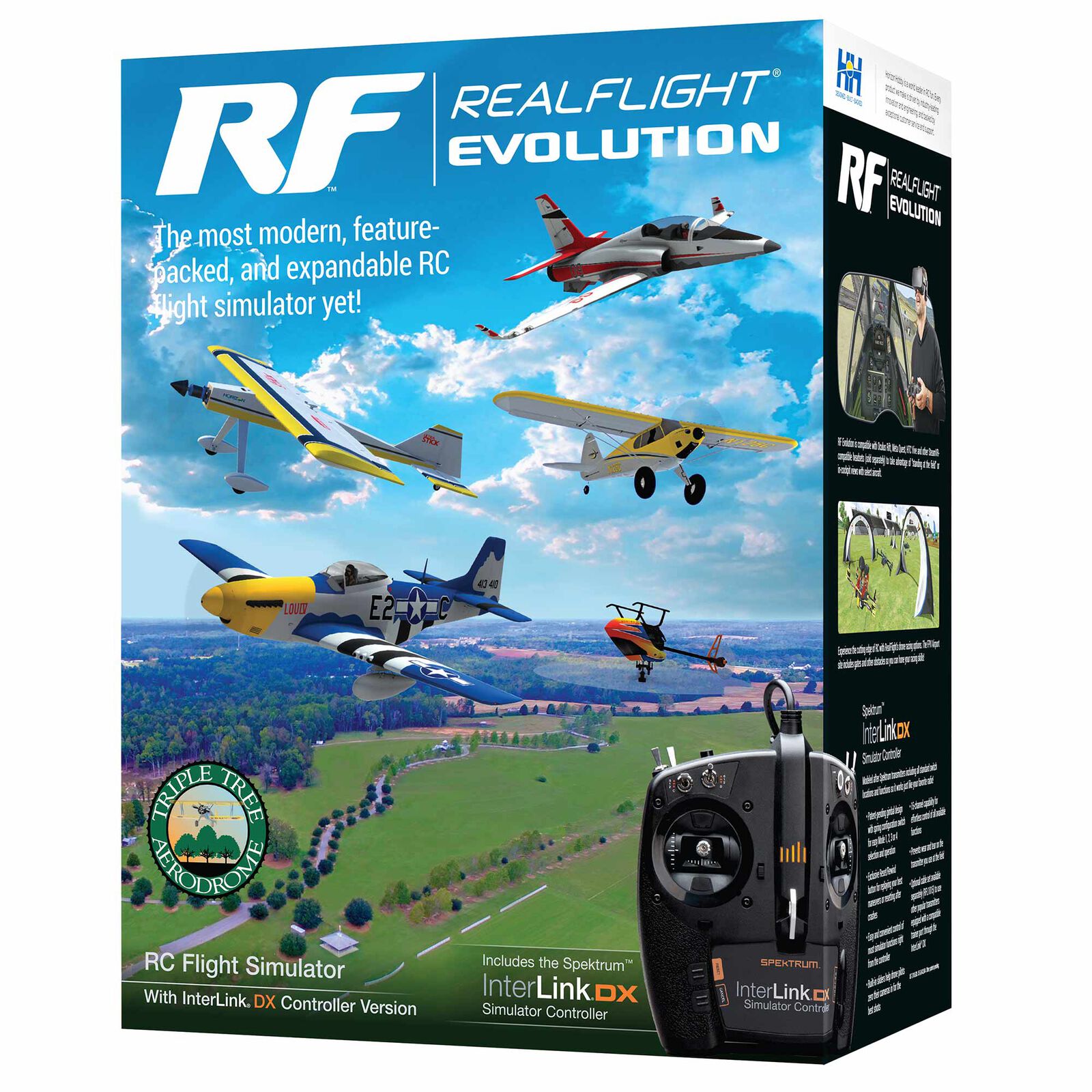 RealFlight Evolution Flygsimulator med InterLink DX Controller - 2