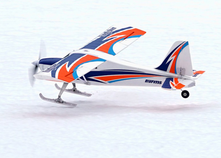 FMS 103PF-REFV2 FMS KingFisher 1440mm med flottörer & Skidor Reflex V2-Gyro PNP - 14