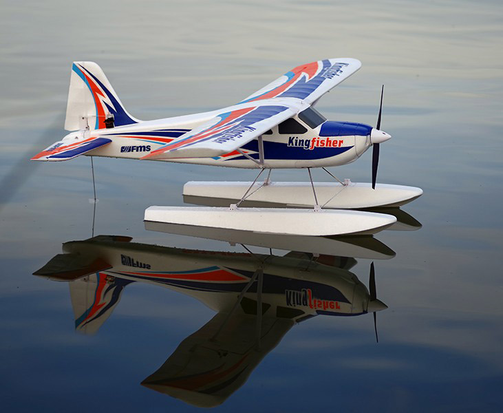 FMS 103PF-REFV2 FMS KingFisher 1440mm med flottörer & Skidor Reflex V2-Gyro PNP - 7