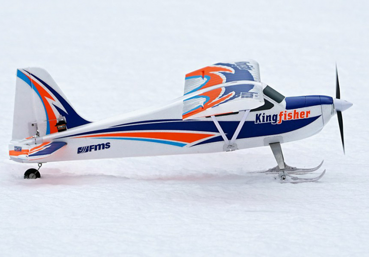 FMS 103PF-REFV2 FMS KingFisher 1440mm med flottörer & Skidor Reflex V2-Gyro PNP - 6