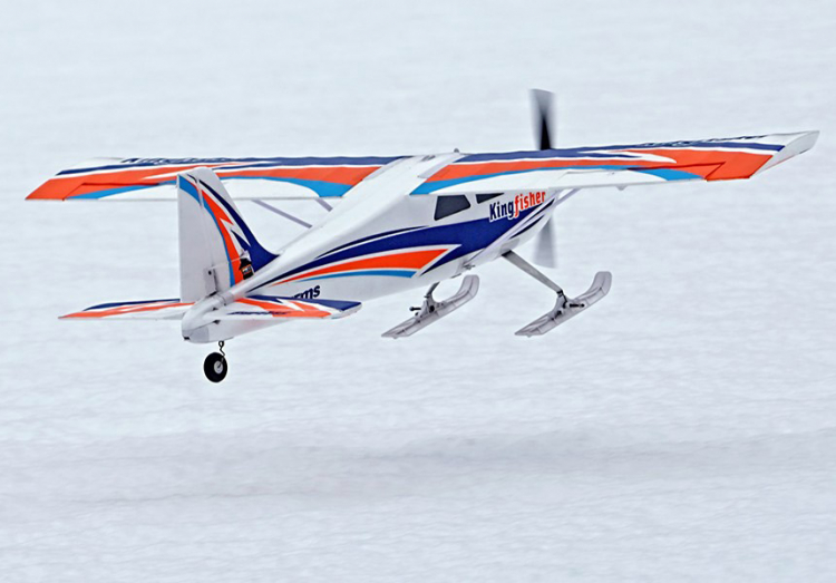 FMS 103PF-REFV2 FMS KingFisher 1440mm med flottörer & Skidor Reflex V2-Gyro PNP - 11