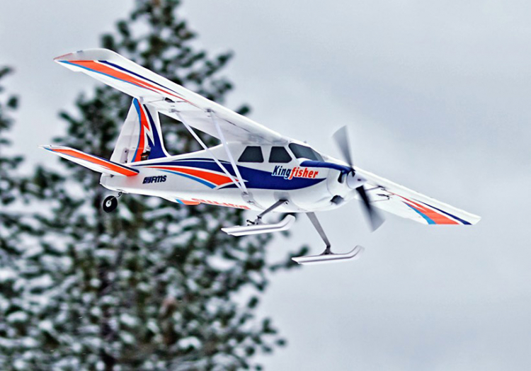 FMS 103PF-REFV2 FMS KingFisher 1440mm med flottörer & Skidor Reflex V2-Gyro PNP - 9