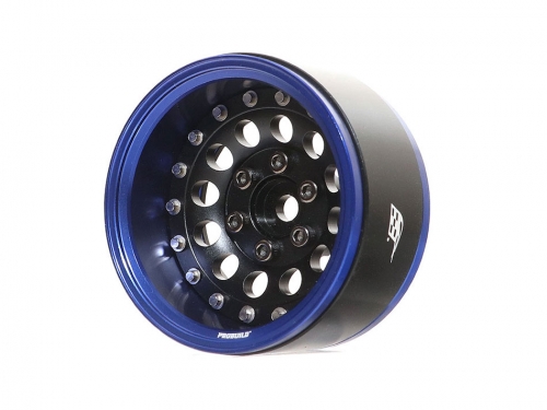 ProBuild 1.9 R12 Adjustable Offset Alu Beadlock Blue 1par - 7