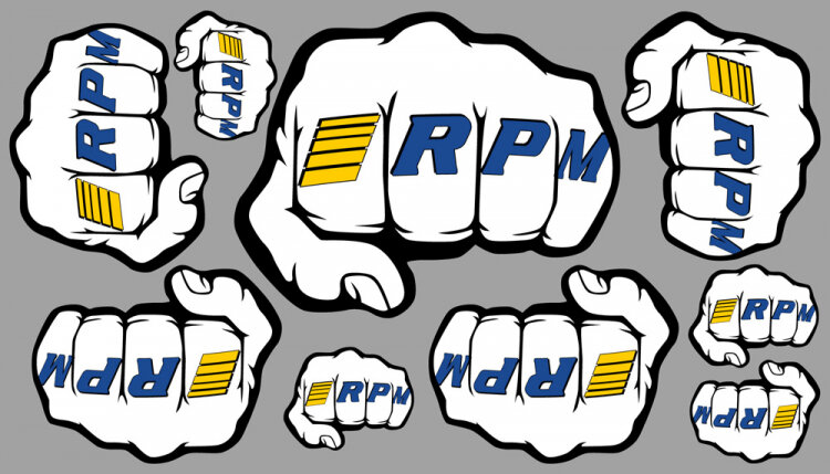 RPM Dekalark Fist Logo RPM