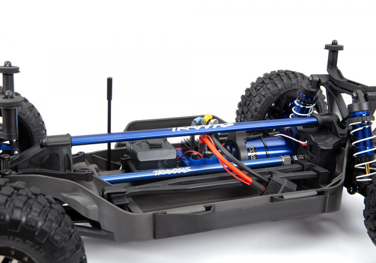 Chassis Brace Kit Alu Blue - 10