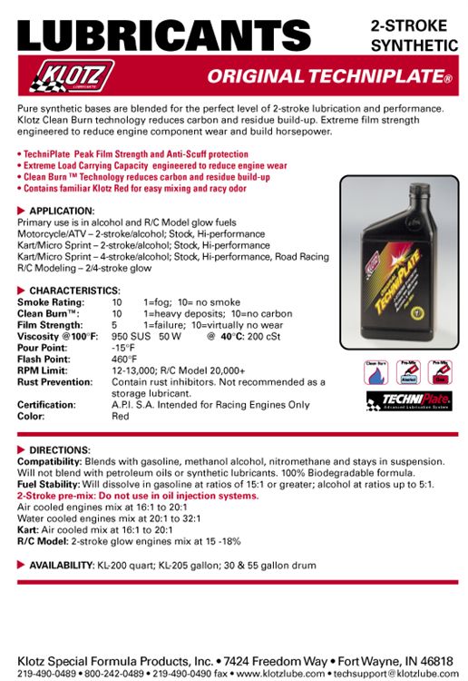 Klotz Original TechniPlate 0.95L - 2