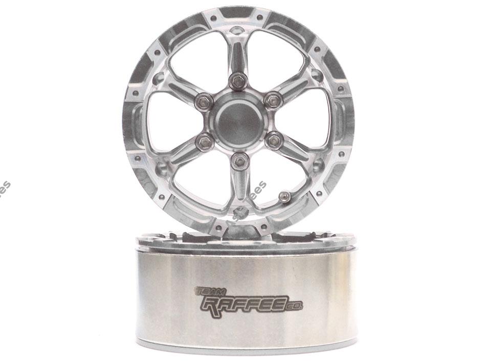 TRC Gemini 1.9 High Mass Beadlock Silver 1par