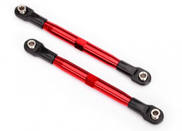 Toe Link Alu Red Front & Rear Complete (2) Rustler/Hoss 4x4