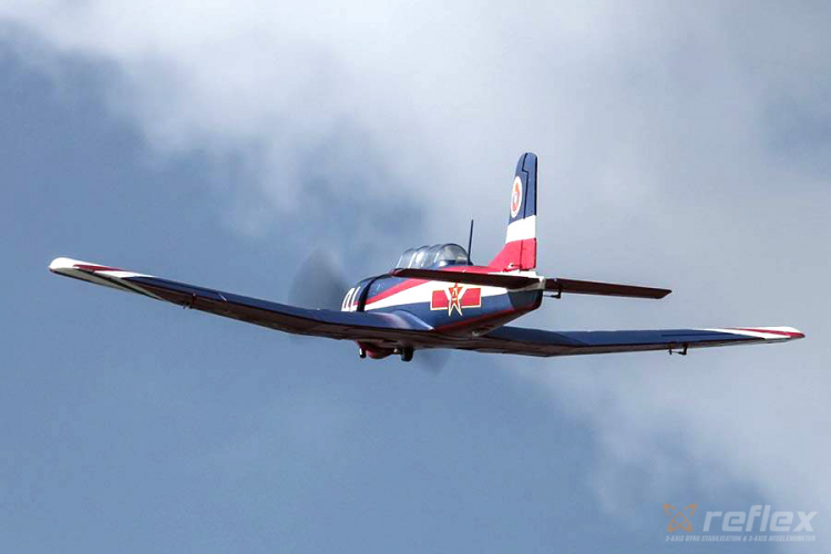 FMS 133P-REF FMS Nanchang CJ-6 V2 1200mm PNP med Reflex V2 Gyro - 6