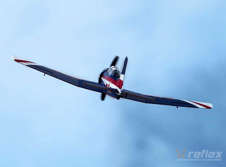 FMS 133P-REF FMS Nanchang CJ-6 V2 1200mm PNP med Reflex V2 Gyro - 3
