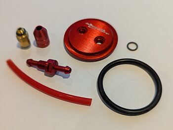 Secraft Fuel Tank Cap Röd