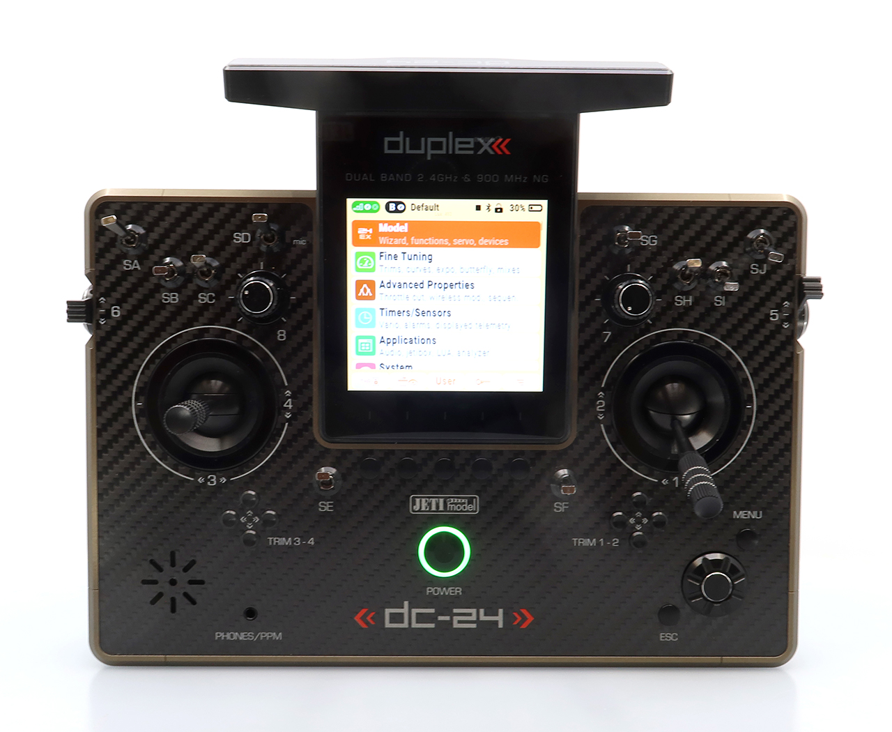 Jeti Duplex DC-24 II - Carbon Line Bronze anodized - 11