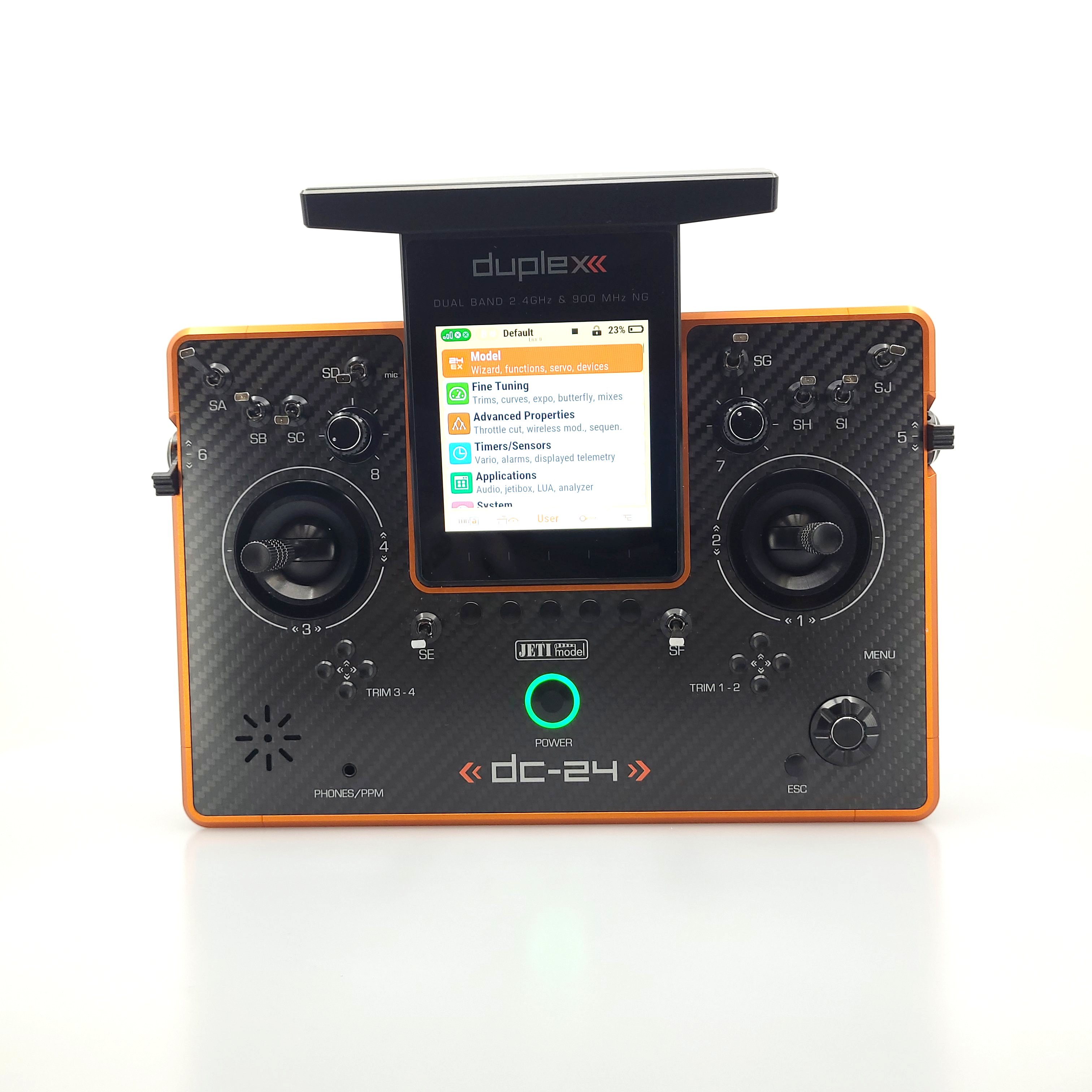 Jeti Duplex DC-24 II - Carbon Line Orange anodized - 15
