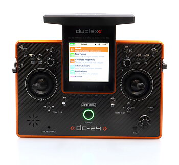 Jeti Duplex DC-24 II - Carbon Line Orange anodized