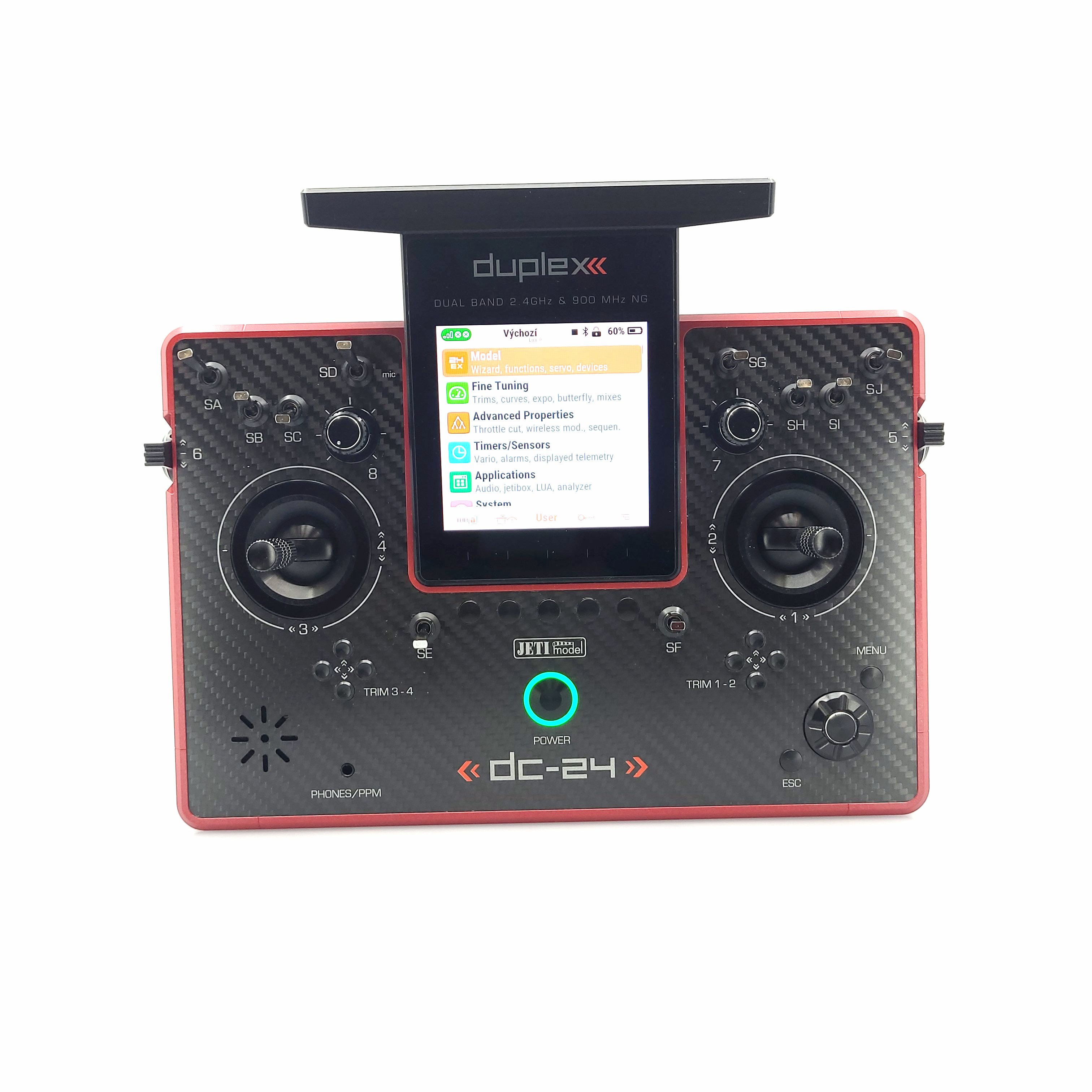Jeti Duplex DC-24 II - Carbon Line Ruby lacquer - 21