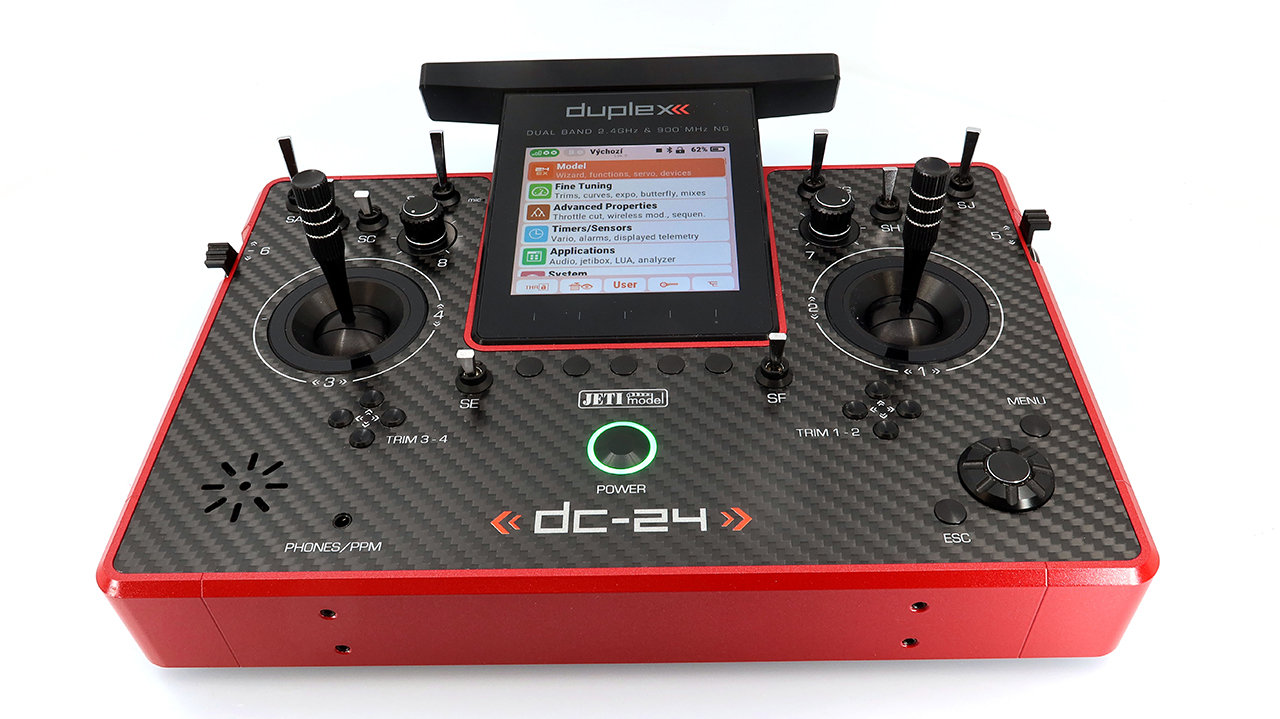 Jeti Duplex DC-24 II - Carbon Line Ruby lacquer - 14