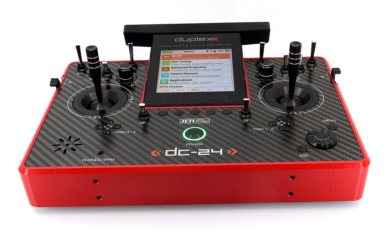 Jeti Duplex DC-24 II - Carbon Line Ruby lacquer - 6