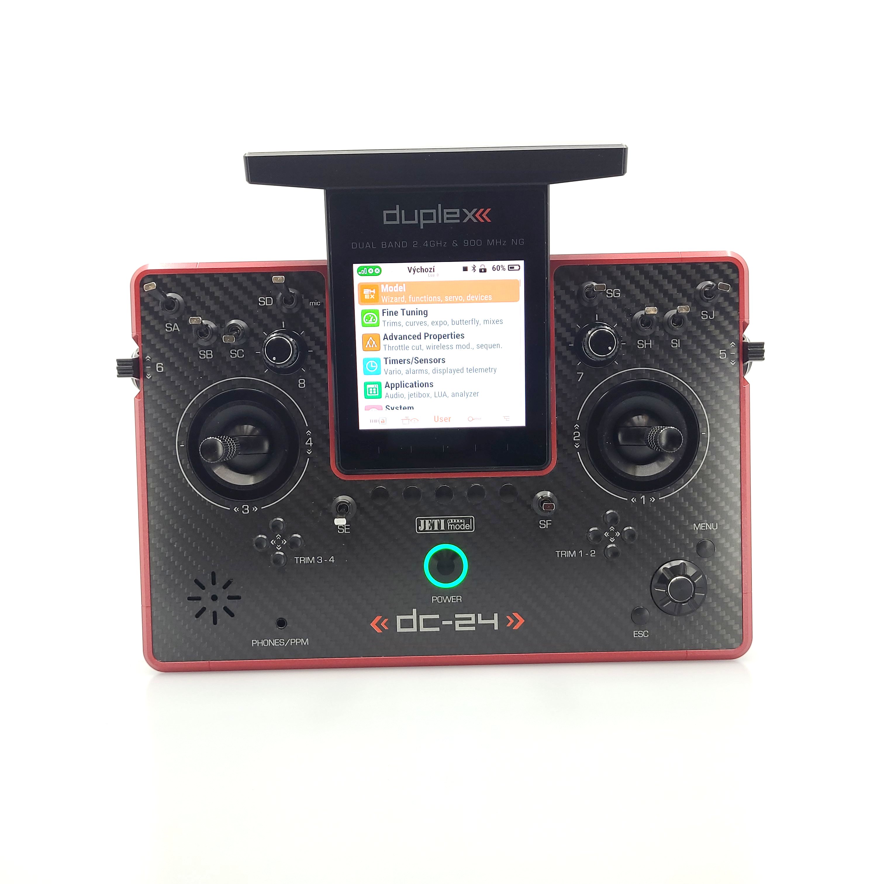Jeti Duplex DC-24 II - Carbon Line Ruby lacquer - 20