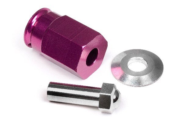 HPI HP88055 Aluminum Wide Hex Hub 12Mm (24Mm Wide/Purple)