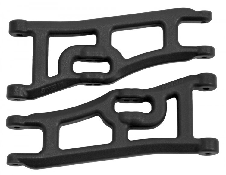 RPM Bärarmar Fram Förlängda Svart (Par) Rustler, Stampede - 2WD