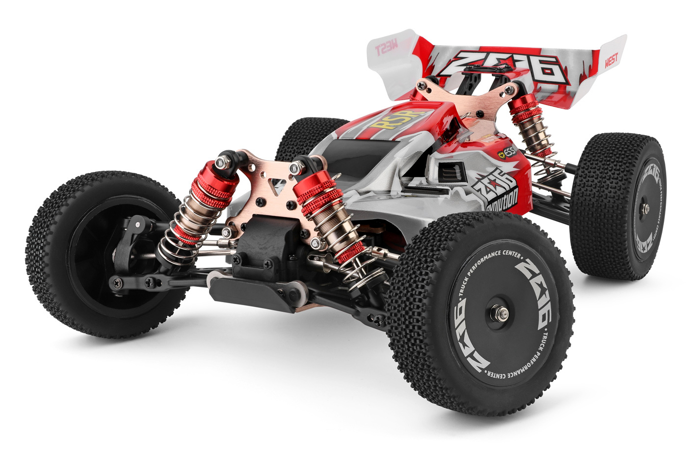 WLToys 144001-RED WL 144001 4WD Buggy 1/14 RTR Röd - 11