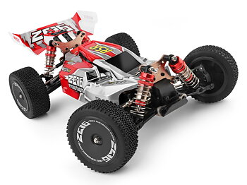 WLToys 144001-RED WL 144001 4WD Buggy 1/14 RTR Röd