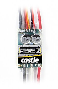 Castle Creation Fartreglage Sidewinder Micro 2 1/18 12,6V 2A Peak BEC