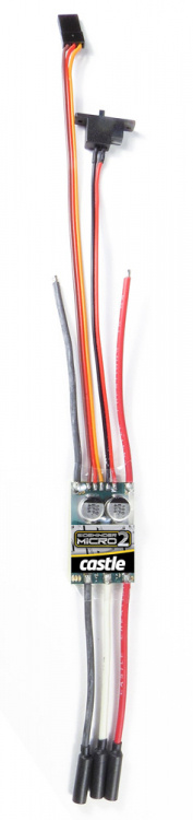 Castle Creation Fartreglage Sidewinder Micro 2 1/18 12,6V 2A Peak BEC - 4