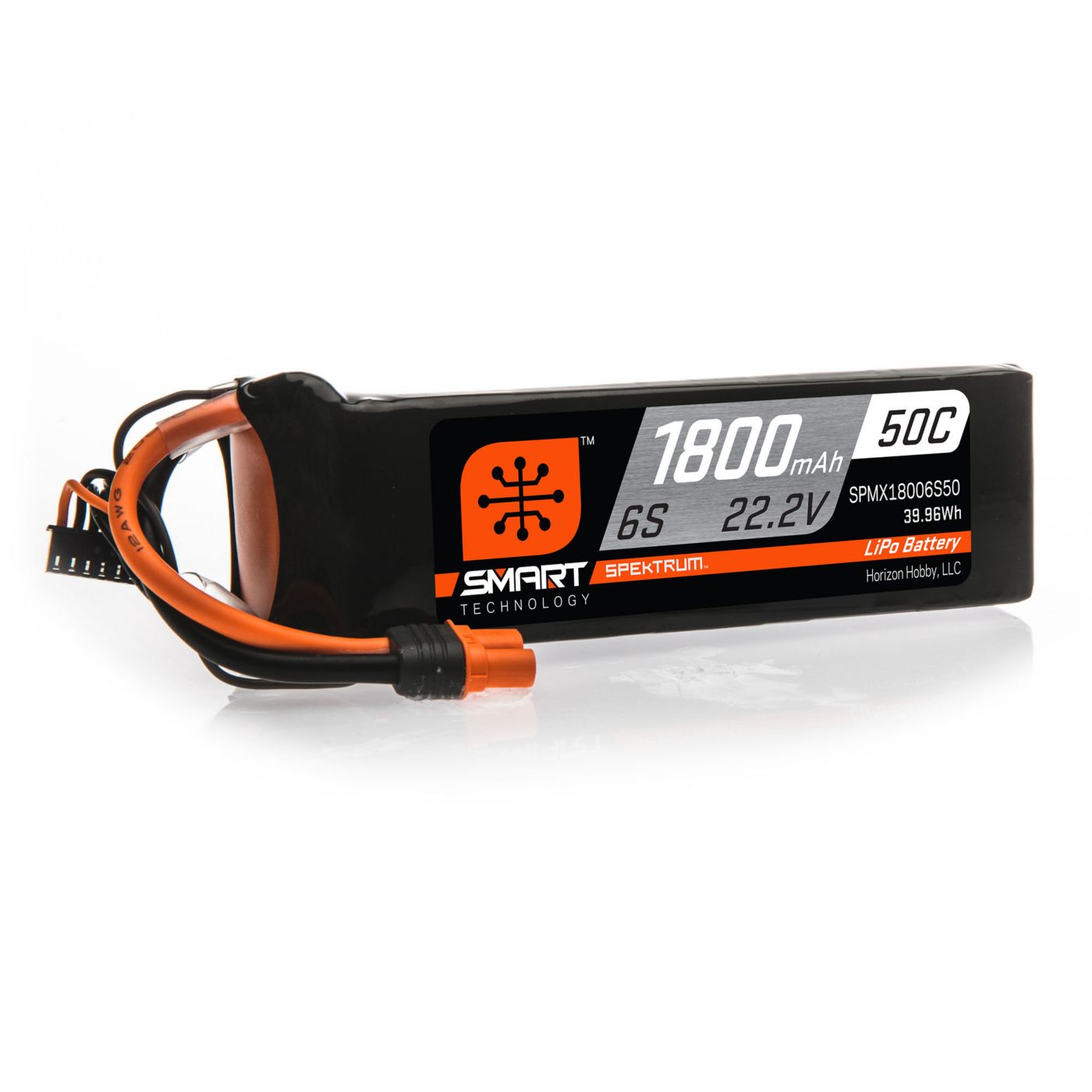 Spektrum 1800mAh 6S 22.2V 50C Smart LiPo Battery IC3