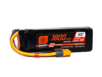 Spektrum 1800mAh 4S 14.8V Smart G2 LiPo 50C IC3