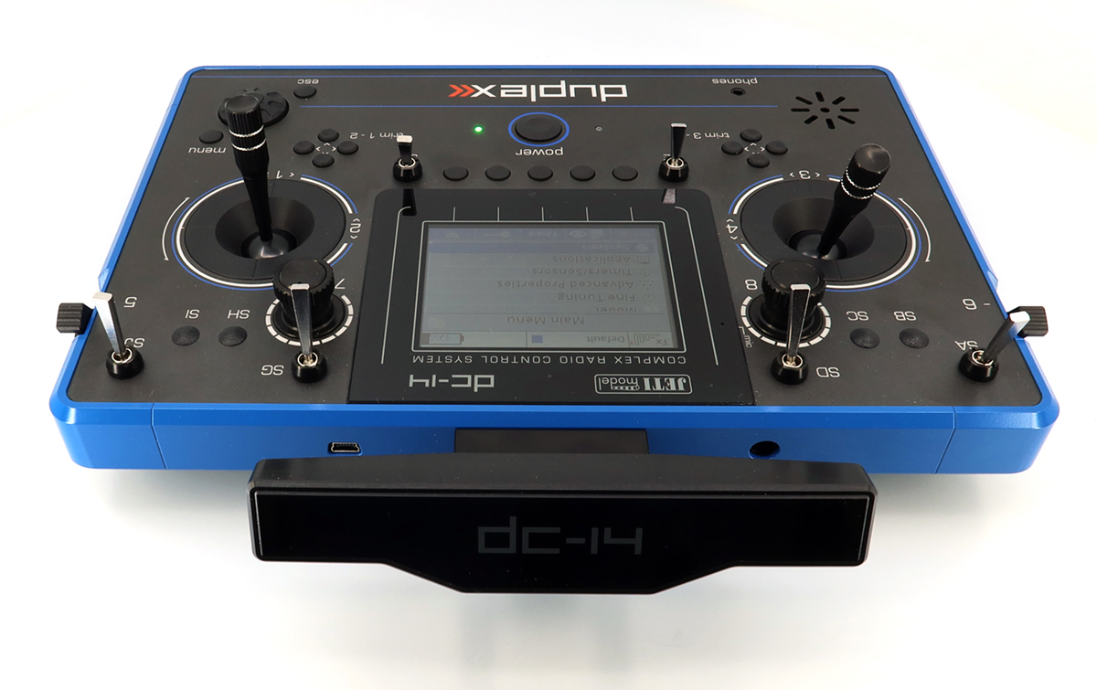 Jeti JDEX-TDC14II-B-r2 TransmitterDuplex DC-14 II. - Blue - 6
