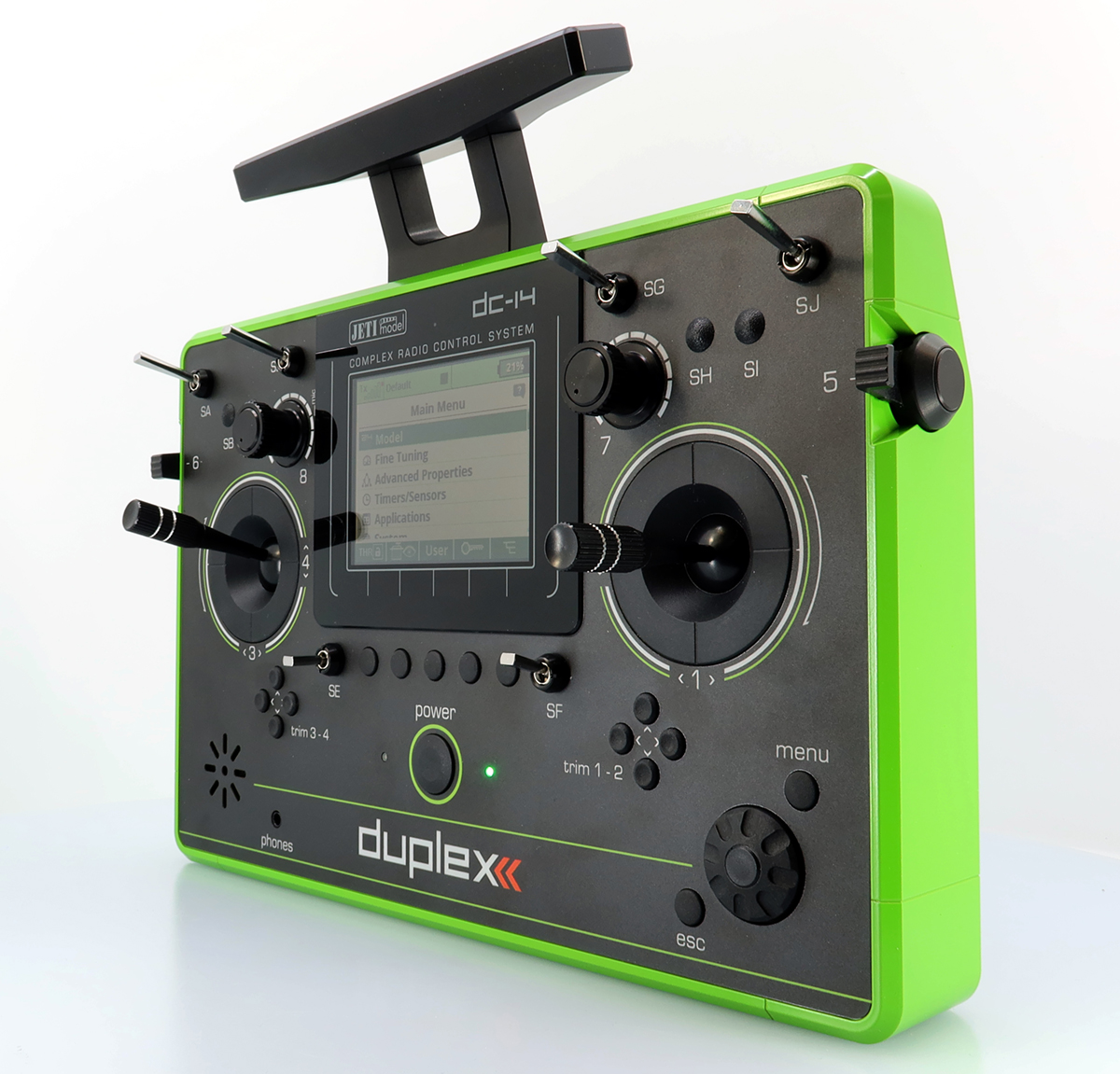 Jeti JDEX-TDC14II-G-r2 TransmitterDuplex DC-14 II. - Green - 3