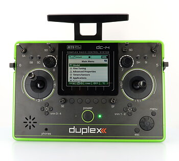 Jeti JDEX-TDC14II-G-r2 TransmitterDuplex DC-14 II. - Green