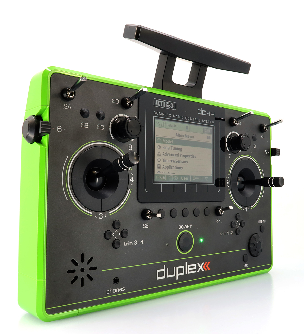 Jeti JDEX-TDC14II-G-r2 TransmitterDuplex DC-14 II. - Green - 2