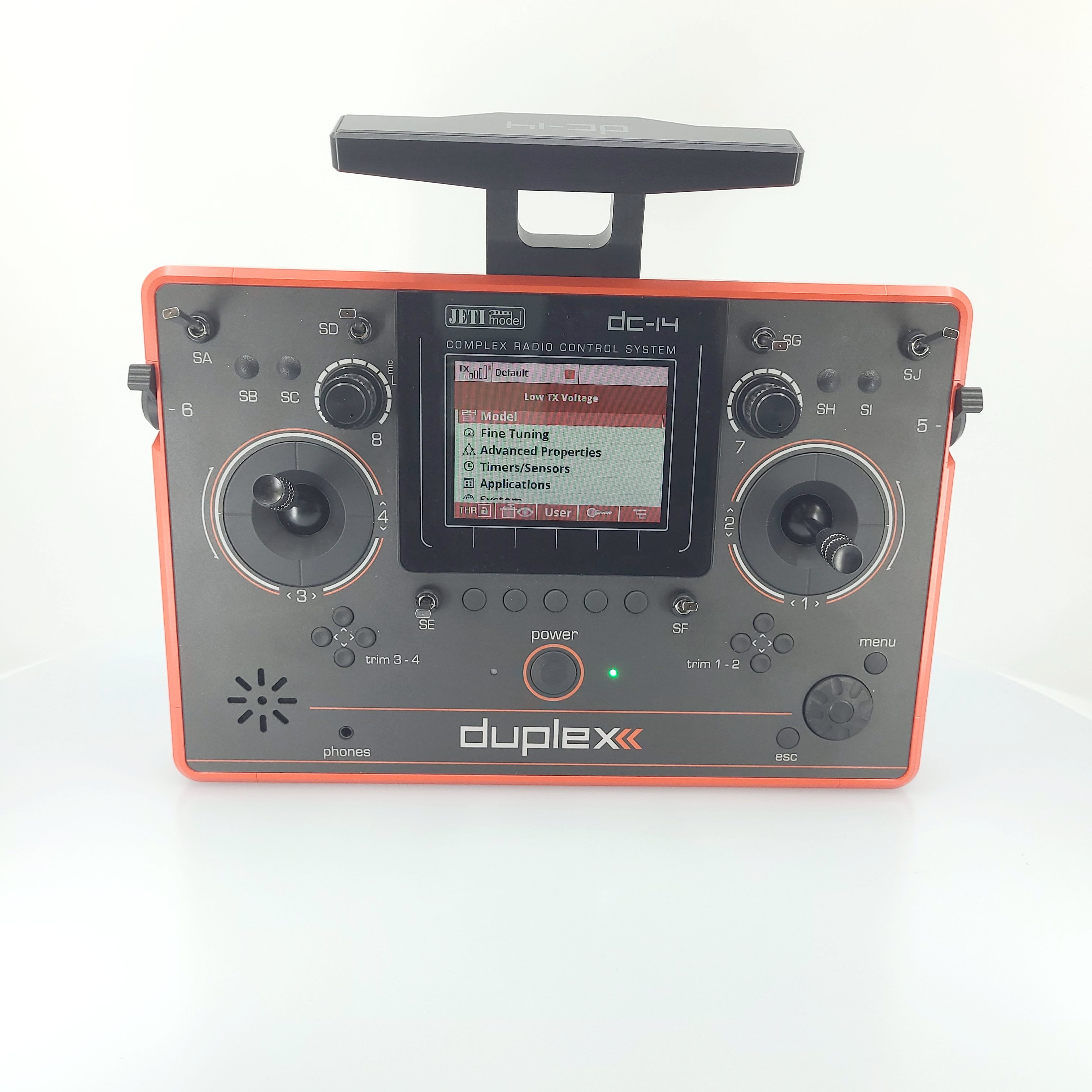 Jeti JDEX-TDC14II-R-r2 TransmitterDuplex DC-14 II. - Red - 29