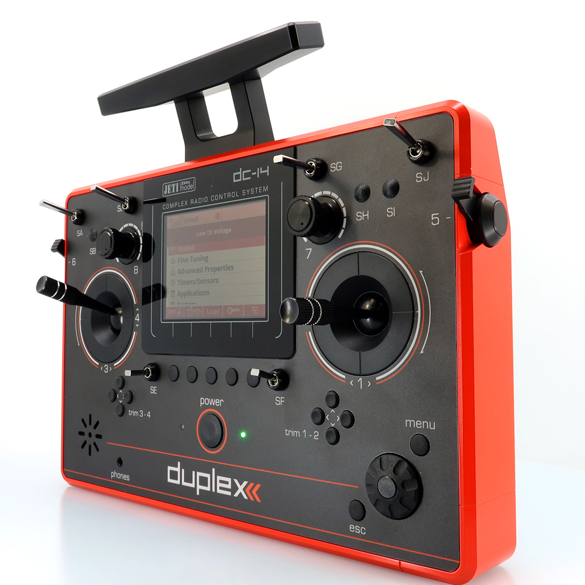 Jeti JDEX-TDC14II-R-r2 TransmitterDuplex DC-14 II. - Red - 3