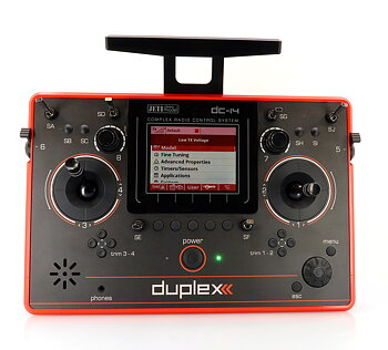 Jeti JDEX-TDC14II-R-r2 TransmitterDuplex DC-14 II. - Red
