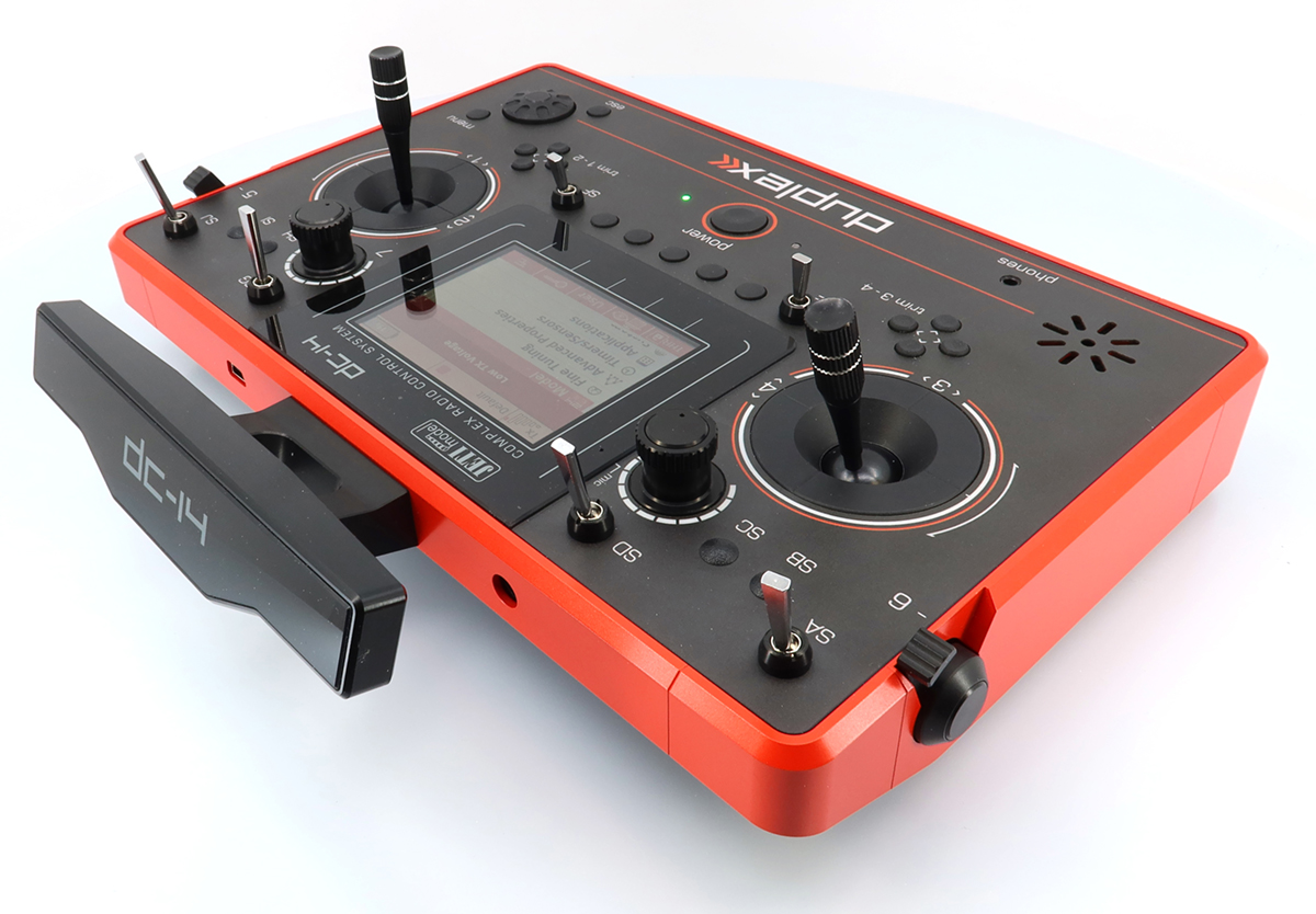 Jeti JDEX-TDC14II-R-r2 TransmitterDuplex DC-14 II. - Red - 6