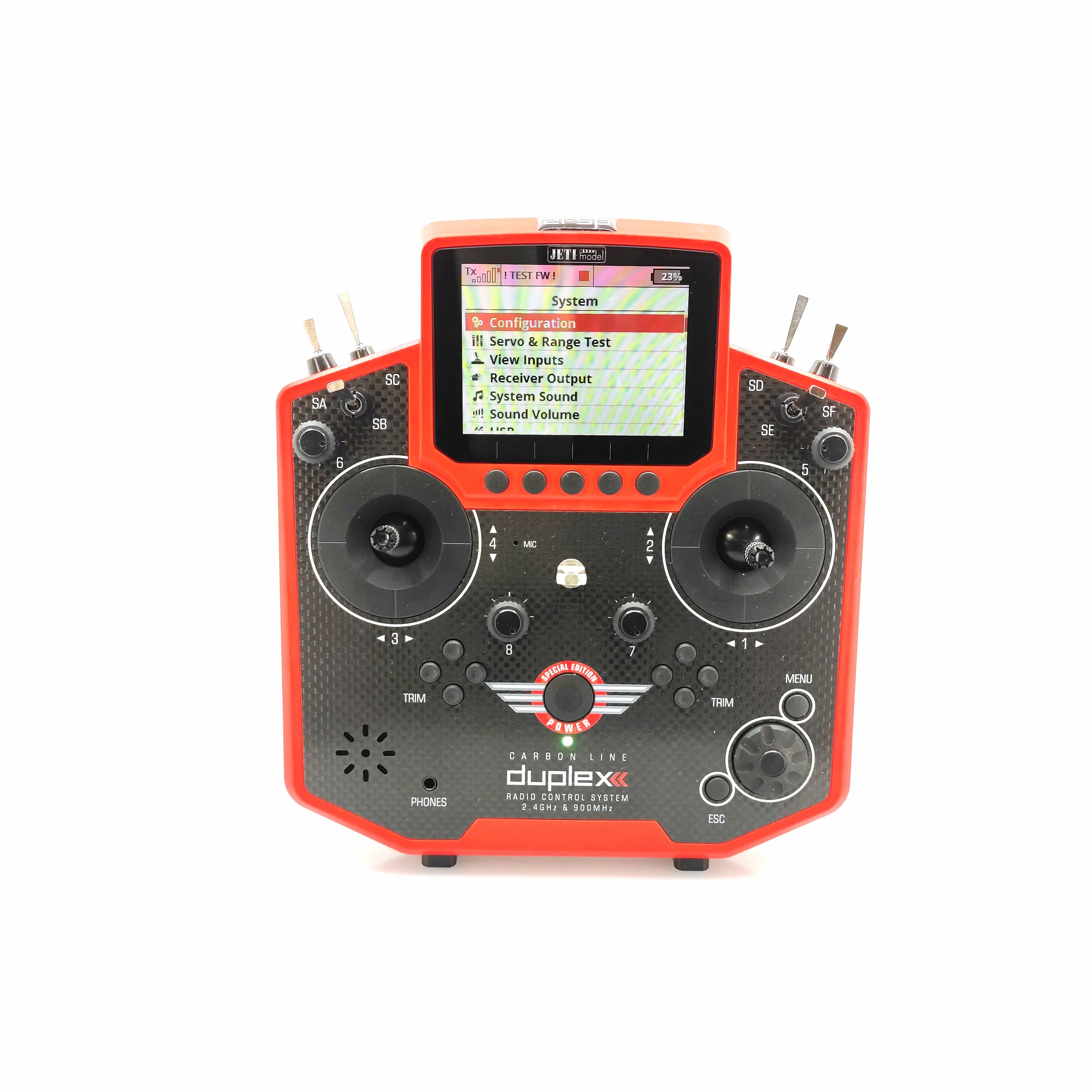 Jeti JDEX-TDS12-CLXR23 Duplex DS-12 Carbon RED Special Edition 2023