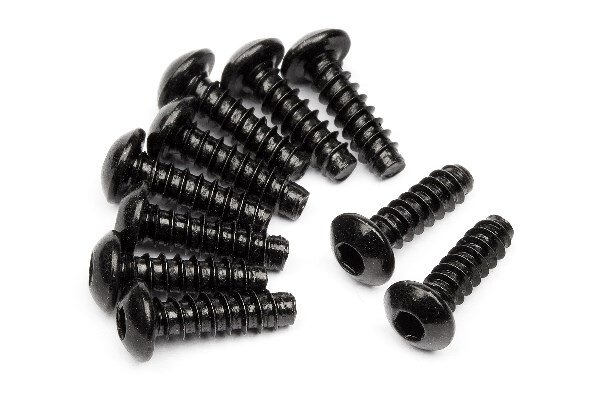 HPI HP94354 Tp. Button Head Screw M3X10Mm (Hex Socket/10Pcs)