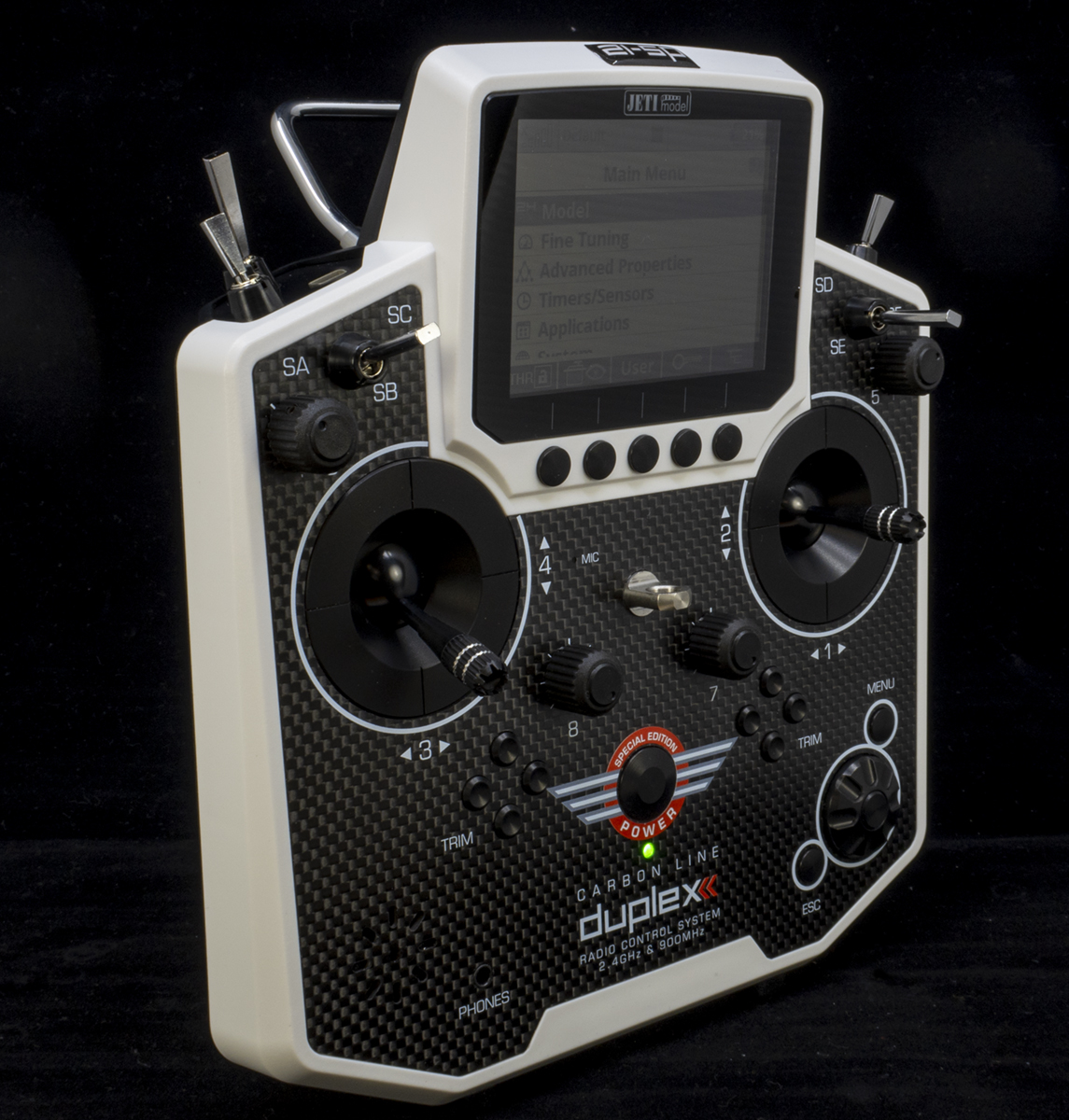 Jeti JDEX-TDS12-CLXW24 Duplex DS-12 Carbon White Special Edition 2024 - 4