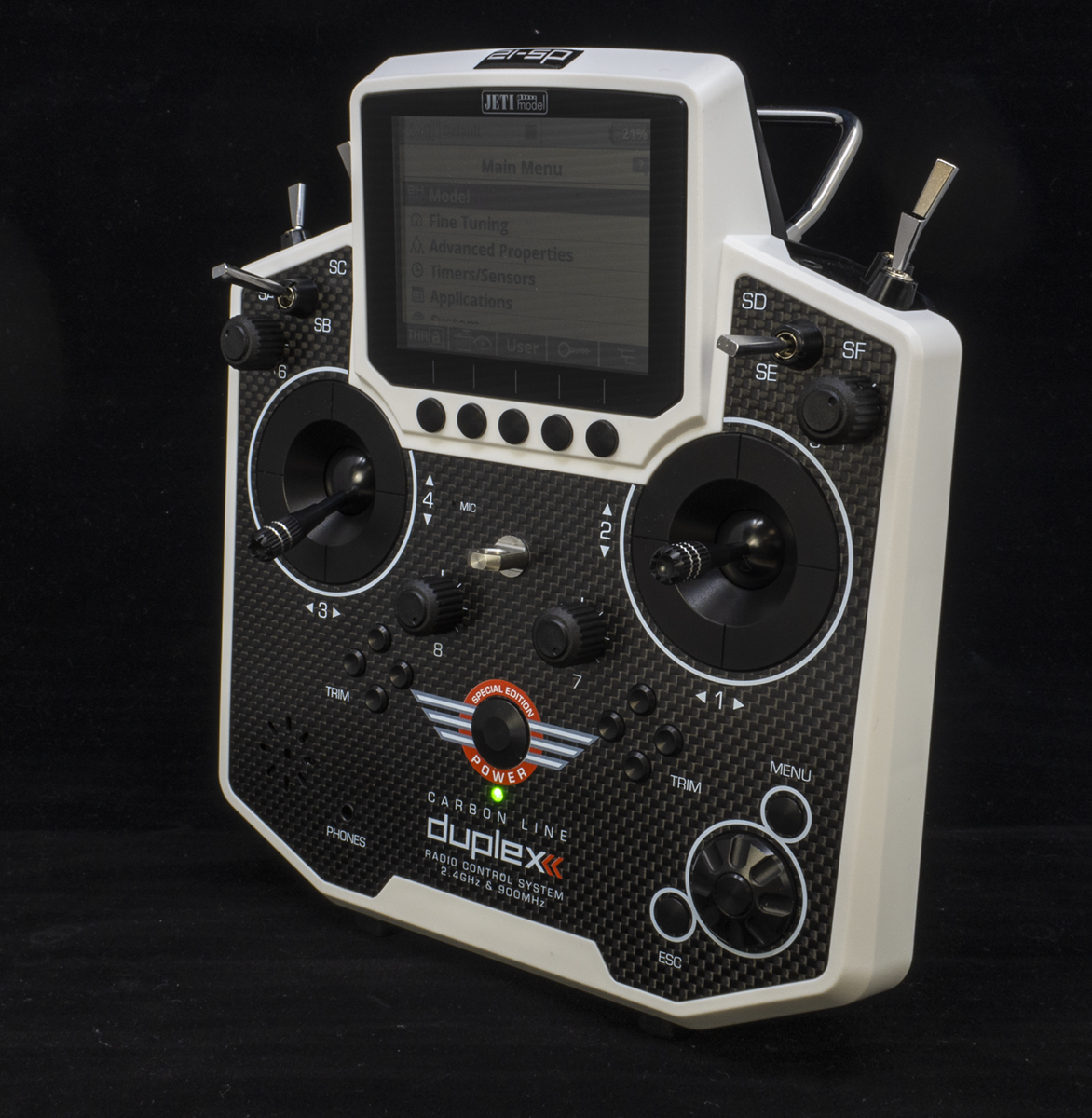 Jeti JDEX-TDS12-CLXW24 Duplex DS-12 Carbon White Special Edition 2024 - 2