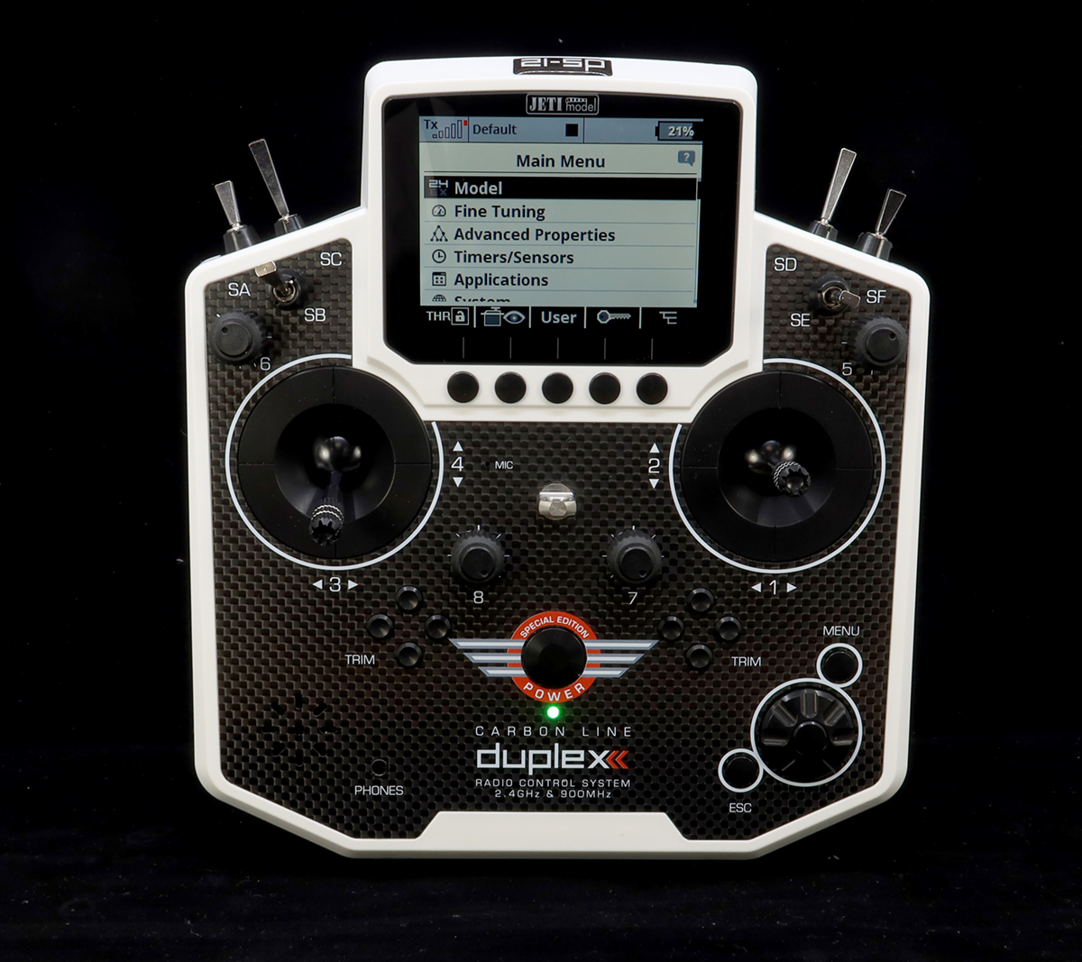 Jeti JDEX-TDS12-CLXW24 Duplex DS-12 Carbon White Special Edition 2024 - 10